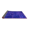 thumbnail image 2 of Ahgly Company Indoor Rectangle Patchwork Purple Transitional Area Rugs, 8' x 10', 2 of 4
