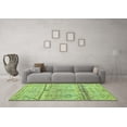 thumbnail image 3 of Ahgly Company Indoor Round Oriental Light Blue Modern Area Rugs, 7' Round, 3 of 4