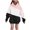#221-White, variant on YUNAFFT Girls' Patchwork Print Hooded Sweatshirt with Pockets Fleece-Lined Casual Streetwear