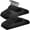 Black, variant on Velvet Hangers, Set of 50 Clothes Hanger with Rose Gold Swivel Hook, Non-Slip, and Space-Saving, 0.2-Inch Thick