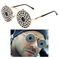 thumbnail image 3 of Gafas de Sol Retro Yinane Moda Steampunk Vintage Metal Espejo Lente Equipo Engranaje, 3 of 8