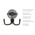 thumbnail image 3 of Munchkin® Multi-Use Rechargeable Stroller Fan, 4 Speeds, LED Lights and Flexible Legs, Black, Unisex, 3 of 24