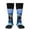 2 Black-2, variant on Blue Viper Snake 2 Knee Socks, High Socks Long Stretchy Sock Women Knee High Stocking, Long Socks for Women