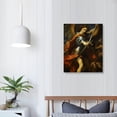thumbnail image 3 of JEUXUS St. Michael Slaying The Devil by Raphael Art Canvas Print - Famous Fine Art Oil Painting Reproduction Canvas Wall Art Renaissance Art Home Decor 16x20 inch, 3 of 4