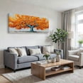 thumbnail image 3 of Canvas Wall Art for Living Room - Large Red Tree of Life Canvas Prints, Modern Abstract Nature Painting Wall Decor for Bedroom Bathroom and Office, 3 of 7