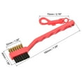 thumbnail image 2 of Uxcell Double Sided Dust Cleaning Groove Cleaner Clip Golf Club Brush Red, 2 of 6