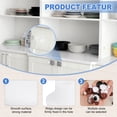 thumbnail image 4 of Uxcell 250Pcs Plastic Hole Plugs, 5/16" x 1/4"(DxH) Hole Cover Tubing End Cap for Round Holes(5mm), Cabinet Furniture Cupboard Shelves, White, 4 of 6