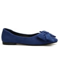 thumbnail image 3 of CHICVOMEY Pointed Toe Flats for Women Flats with Bow Comfortable Slip on Ballet Flats for Causal & Dress Shoes, 3 of 6