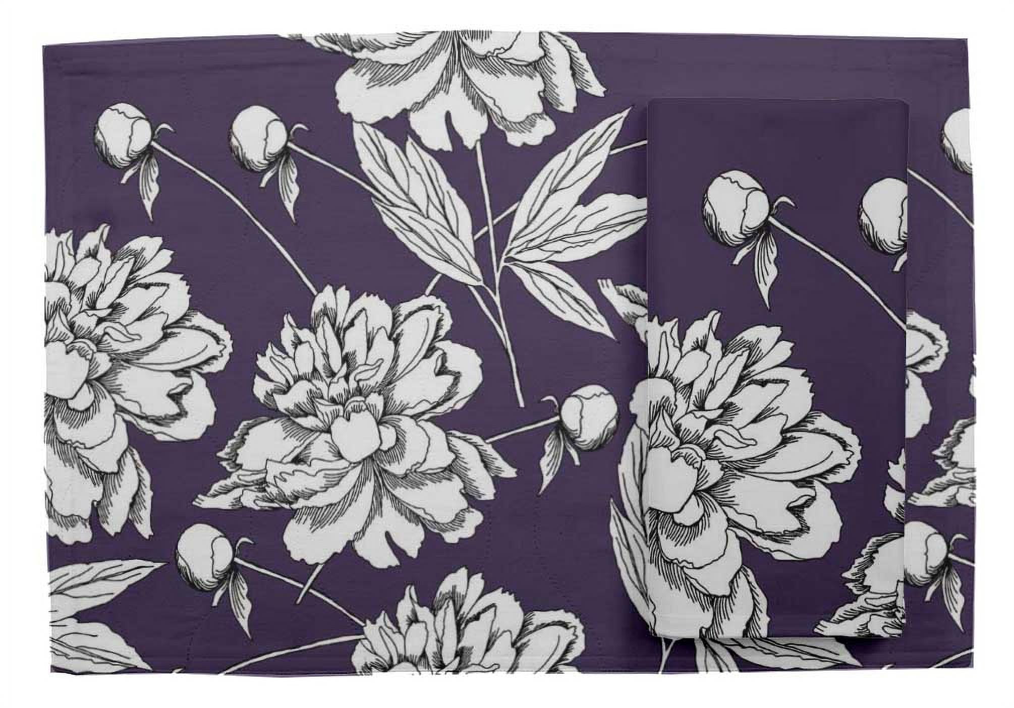 Details about   S4Sassy Cheddar Carnation Floral Placemats With Napkins Table Decor-FL-639N 
