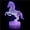 Unicorn-1, variant on YSTIAN 3D Optical Illusion Unicorn Lamp Led Night Light for Girls 16 Colors Changing Table Lamps Unicorn Gifts Birthday Christmas Decoración De Dormitorio De Luz De Noche Led