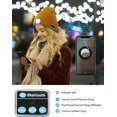 thumbnail image 3 of Zukuco Bluetooth Beanie Hat with Light, USB Rechargeable 4 LED Headlamp Cap with Wireless Headphones, Christmas Birthday Gifts for Men Women Husband Teen, 3 of 7