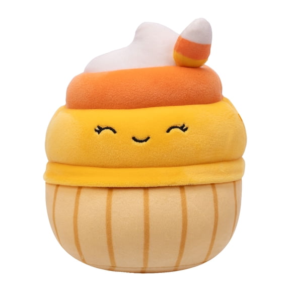 Squishmallows Official 5 inch Pedma the Striped Candy Corn Cupcake - Child's Ultra Soft Stuffed Plush Toy