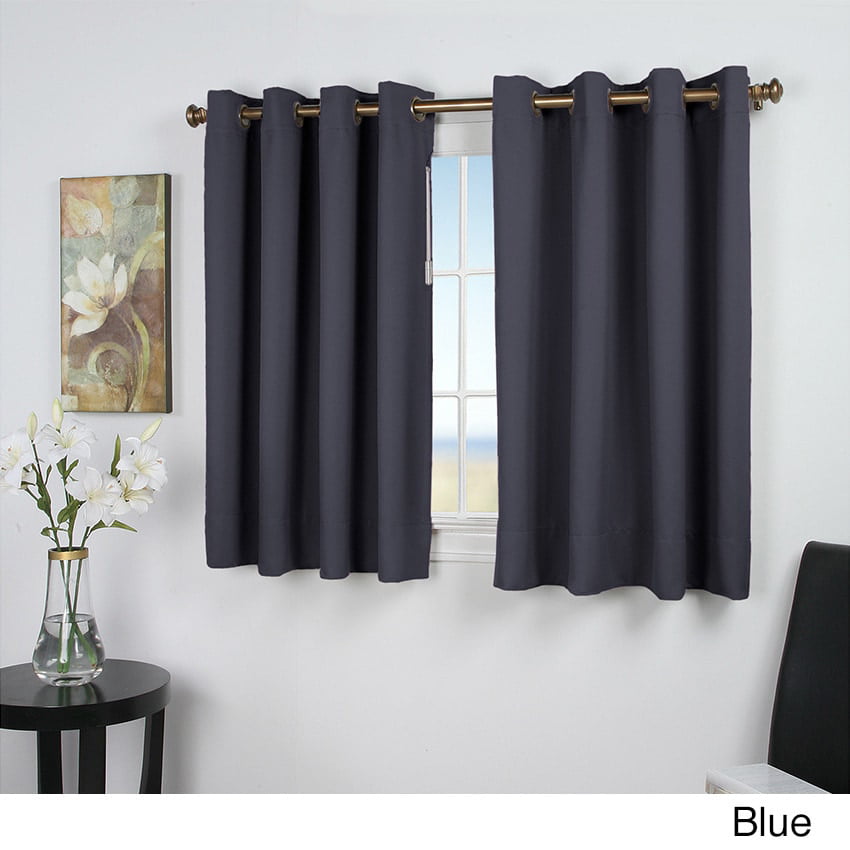Ricardo Trading Ultimate Blackout 54-Inch Short Length Grommet Curtain