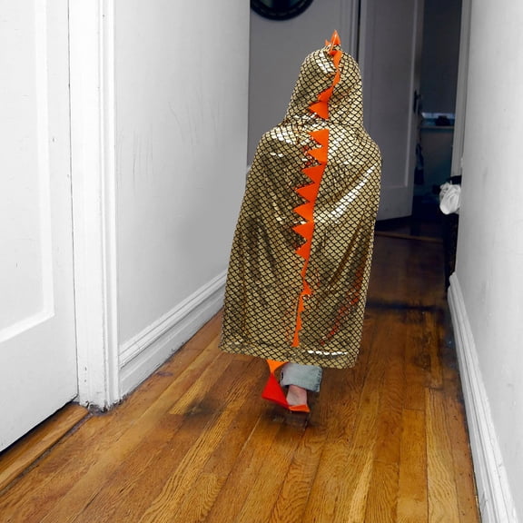 HOOWIFFY Cloak Cape Dinosaur Design Cloak Costume 1 Pc