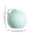 thumbnail image 3 of Mini Vase Mini Ceramic Vase Refrigerator 3D Ceramic Flower Vase Cute Vase Fridge Kitchen Decoration, 3 of 4