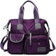 thumbnail image 1 of Bolso para mujer, bolso de hombro con múltiples bolsillos, bolso de enfermera para el trabajo, bolso cruzado grande, bolso con asa superior de nailon de moda, 1 of 4