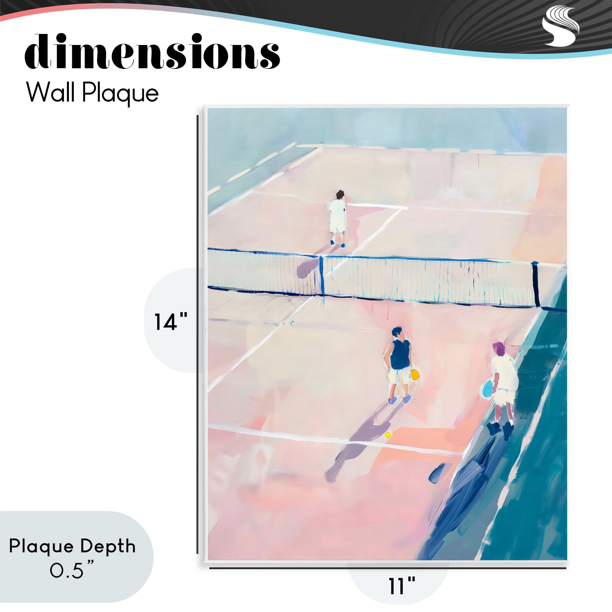 Stupell Industries Summer Game of Tennis Wall Plaque Art, design by The Prints Vibe