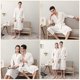 thumbnail image 2 of 1 Pc Multipurpose Nightclothes Practical Polyester Couple Robe (Male, XL), 2 of 4