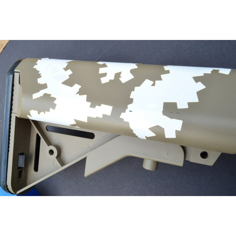 Camouflage EasyPeel Spray Paint Cerakote Camo Gun Model Stencils