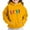 Yellow, variant on Thetops Toddler Rainbow LOVE Hoodie - 4T, Black, 100% Polyester with Kangaroo Pocket, Durable & Easy Care for Active Kids