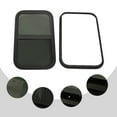 thumbnail image 6 of RV Window Replacement Vertical Sliding Trailer Marine Camper Window Black 15"W x 24"H, 6 of 12