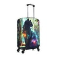 thumbnail image 3 of Balery Luggage Cover Cosmic Cat In Window Print Suitcase Covers for Luggage Elastic Washable Suitcase Protector Fits 18-32 Inch Luggage-Large, 3 of 9