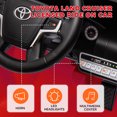 thumbnail image 4 of Qaba Voiture Électrique 12 V pour Enfants, Voiture Électrique pour Enfants Toyota sous Licence avec Télécommande, Jouet à Chevaucher pour Tout-Petits, Rouge, 4 of 9