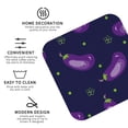 thumbnail image 4 of Bingfone Vintage Eggplant Leather Drinks Coasters With Set Of 6,Suitable For Home Kitchen,Coffee Cup Coasters Home Gift, 4 of 9