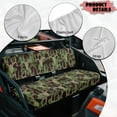 thumbnail image 4 of Yuyamidu Deer UTV Seat Cover Full Protection Green Camo Mule Bench Seat Cover Comfort Anti Slip UTV Accessories Elastic Fabrics Compatible with Kawasaki Mule 3000 3010 3020, 4 of 7