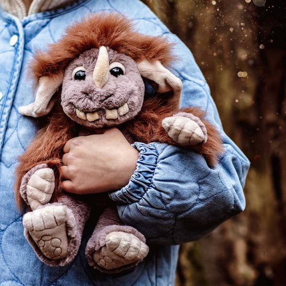 Pebble - Bearhouse by Charlie Bears - Soft Mythical Ogre Fantasy Plush Character for Kids