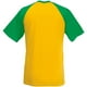 thumbnail image 2 of Fruit of the Loom - Camiseta de manga corta selecciones/peñas - hombres (Girasol/Verde Kelly), 2 of 2