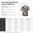 thumbnail image 5 of Ratiio Cow Skin 1 Print Mens Casual Short Sleeve Shirts Button Down Textured Shirts Summer Beach Shirt with Pocket Men's Casual Short-sleeved Shirt, 5 of 5