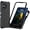 Black, variant on TJS Phone Case for TCL NXTPAPER 70 Pro, Full Body Protective Heavy Duty Hybrid Bumper Cover (Black)