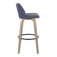 thumbnail image 5 of Toriano 30" Fixed-Height Bar Stool, Bar Chairs, Swivel Bar Stools, Bar Stools Set of 2, 5 of 6