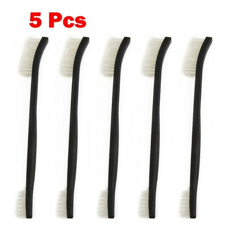 

5pcs Double Head Wire Brush Set Steel Brass Nylon Cleaning Polishing Metal Rust
