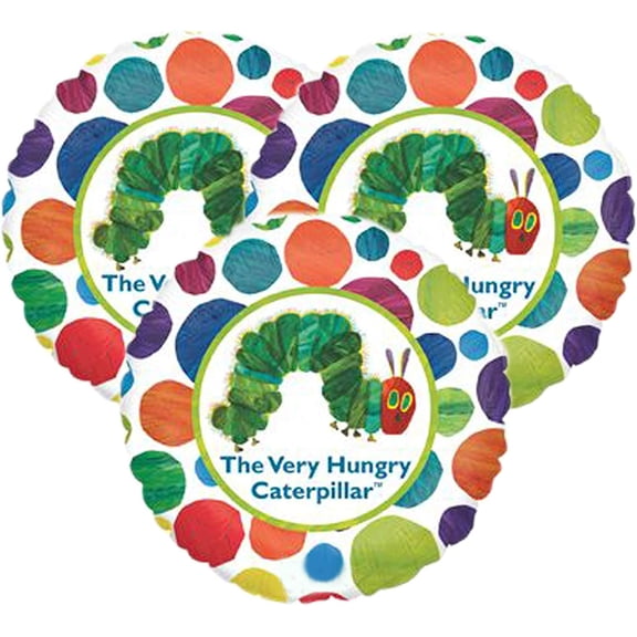 Set of 3 The Very Hungry Caterpillar Eric Carle 18" Foil Party Balloons