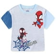 thumbnail image 2 of Marvel Spidey and His Amazing Friends Short Sleeve T-Shirt and Shorts Set (Boys), 2 Piece Set, Sizes 2T-5T, 2 of 7