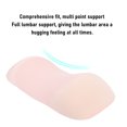 thumbnail image 6 of Orthopedic Lumbar Support Pillow for Sleeping Therapeutic Memory Foam Under Back Bed Cushion Core for Spine Alignment Pink 21.6x10.2x3.9 Inches, 6 of 9