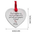 thumbnail image 3 of TERGAYEE Christmas Heart Shaped Hanging Decoration, Christmas Tree Hanging Christmas Decorations, Gifts for Neighbors Greate to Creating a Festive Atmosphere, 3 of 6