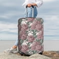 thumbnail image 7 of Disketp Rose Flowers Elastic Travel Luggage Cover Travel Suitcase Protective Cover For Trunk Case Apply To 18''-32'' Suitcase Cover-X-Large, 7 of 7