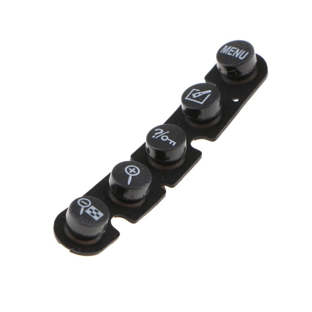 Función de menú trasero trasero OK Botón de ampliación Pieza de reparación para cámara DSLR shamjiam Tablero de botones de menú