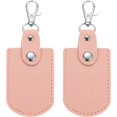 thumbnail image 1 of HUGFEGWE Leather Key Fob, Leather Key Fobs with Key Rings DIY Keychain Holder for Home Office Car Keys ID Key Cards Air Tag UA824-3515, 1 of 5