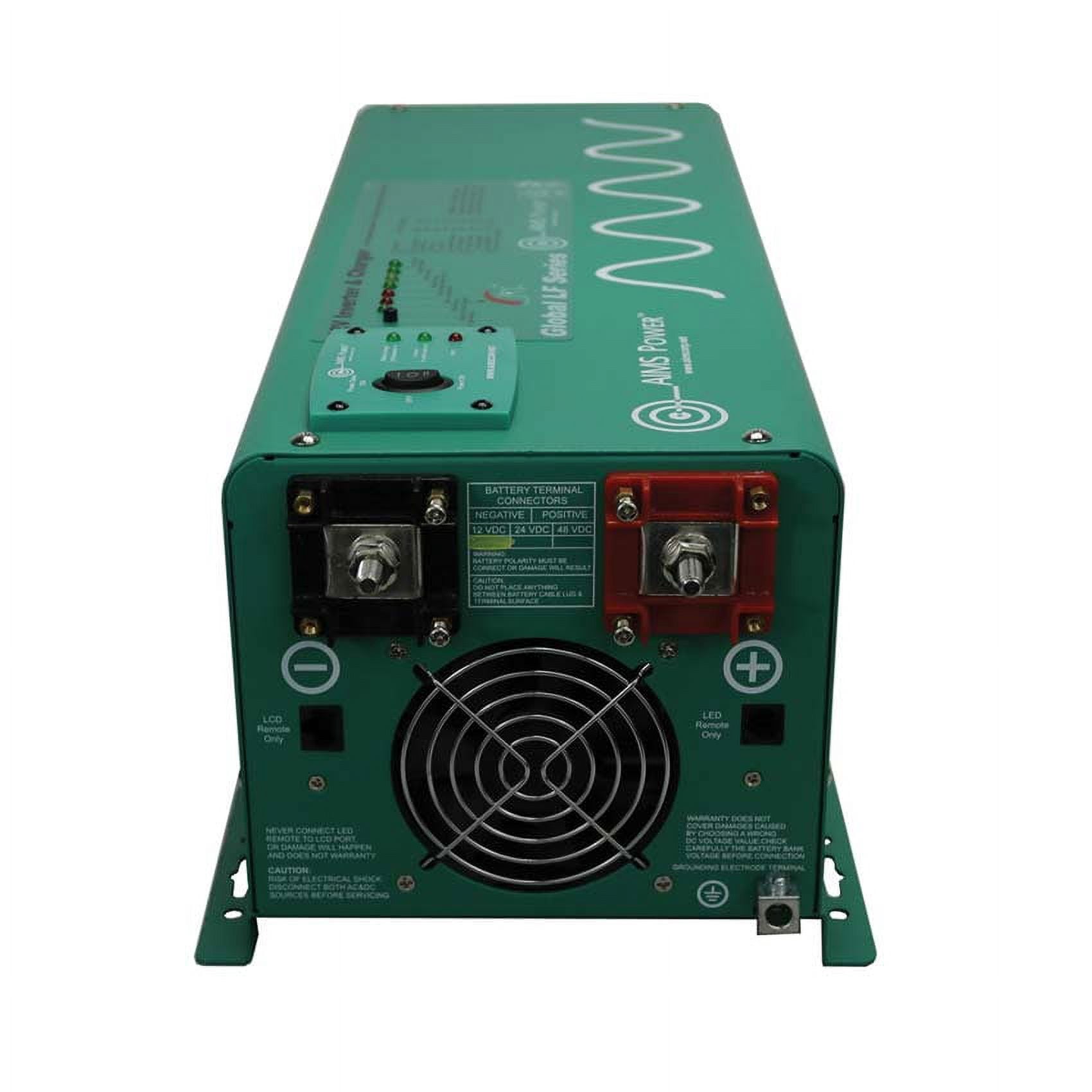 AIMS PICOGLF25W12V120AL 2500 WATT PURE SINE INVERTER CHARGER 12 VDC to 120 VAC