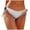White, variant on RPVATI Tie Side Low Rise Bikini Bottoms for Women Bikini Solid Bathing Suit Bottoms