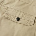 thumbnail image 7 of Miluxas Clearance Work Shorts Pants for Plus Men,Men Solid Zipper Button Pockets Cropped Cargo Shorts Khaki 10(XL), 7 of 7