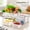 4 Sets/8 Pcs - S, variant on 5 Pack BPA Free Plastic Fridge Storage Containers with Vent Handle, Removable Colander, Stackable Refrigerator Organizer Bins for Berry, Meat, Vegetables