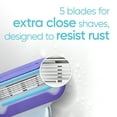 thumbnail image 5 of Venus Deluxe Smooth Platinum Women's Razor Handle + 2 Blade Refills, 5 of 8