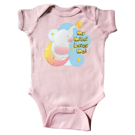 

Inktastic My Mimi Loves Me Gift Baby Boy or Baby Girl Bodysuit