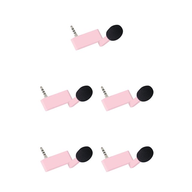 Cateissary Mini micrófono para teléfono iMice, micrófono externo para teléfono móvil, rotación de 180 grados, interfaz de 3,5mm, micrófono portátil Type2 NO2