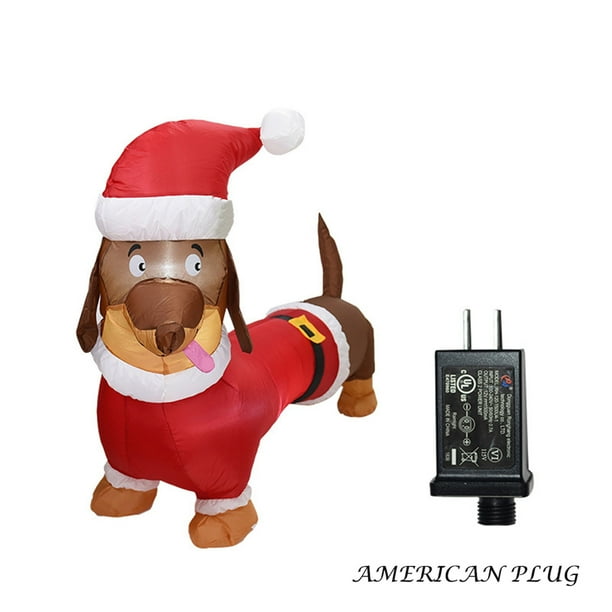inflatable dachshund christmas decoration